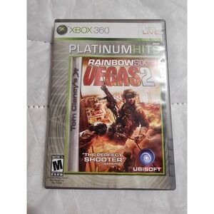 Rainbow Six Vegas 2 Xbox 360‎ Platinum Hits Shooter Game Tom Clancy